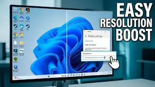 How to change screen resolution in Windows