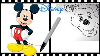 Speed Drawing - 1 MIN CHALLENGE - DISNEY | Goofin Group