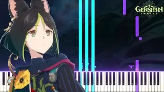Devantaka Mountain - Genshin Impact Sumeru OST | [Piano Cover] (Synthesia)「ピアノ」[Genshin Impact]
