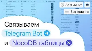 Подключаем интеграцию NocoDB таблиц с чат-ботом в Telegram | Альтернатива Google Sheets