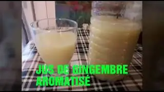 JUS DE GINGEMBRE AROMATISÉ FAIT MAISON