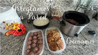 Arreglamos una pared en Casa y Cocinamos. Video 14 del 2023