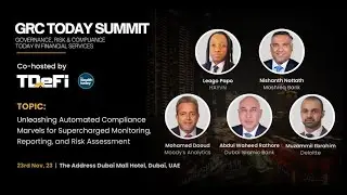 Panel: Automating Finance & Boosting Compliance #GRCtodaySummit23