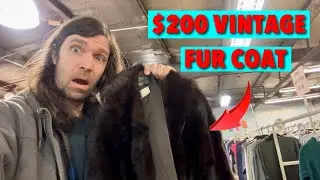 Found A $300 Fur Coat At The Thrift Store To Resell (As a Vegan)