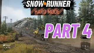 Snowrunner Hard mode PS5 4k Playthrough Part 4