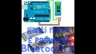 Pemograman ganti nama & pasword pada Bluetooth hc-05 (arduino)
