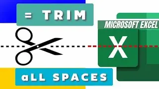 Remove Space in Excel | How to Remove All Unwanted Spaces In Excel | Office 365 