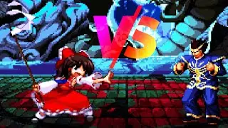 Reimu Hakurei VS Jin Chonrei Mugen Touhou Project VS Fatal Fury