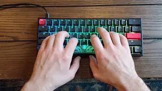 Ducky One 2 Mini 60% Keyboard With Cherry Mx Silver Switches(Color modes and sound test)
