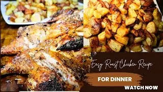 ROAST CHICKEN AND POTATOES WITH PORK BELLY