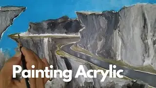 HOW TO PAINT WATER DETAILS WITH ACRYLIC I Part. 1