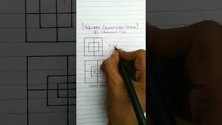 Square Figure Counting Trick | Edukators Club #shorts #math