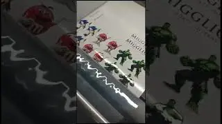 Демонстрация работы UV DTF Принтера AUDLEY UNICUM, ширина 30см, XP600*3