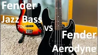 Fender Jazz Bass VS Fender Aerodyne