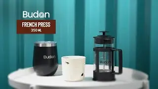 Budan French Press and Coffee maker 350 ml | Available on somethingsbrewing.in