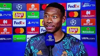 David Alaba nach dem Aufstieg gegen PSG / 09.03.22