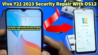 Vivo Y21 2023 Security Repair, Test Device, System Error Fixed