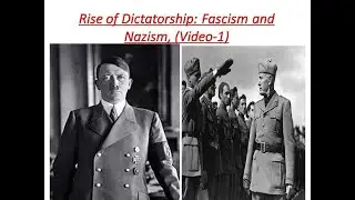 ICSE History Class 10 Fascism and Nazism | ICSE  Fascism and Nazism Video-1 | Class-X.