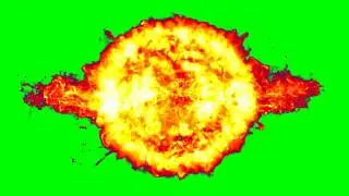 Fire effect  no name intro green screen