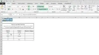 How to use NOT function in Excel