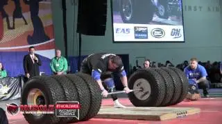 2014 Arnold Strongman Classic Zydrunas Savickas Hummer Tire Deadlift World Record 1,150lbs