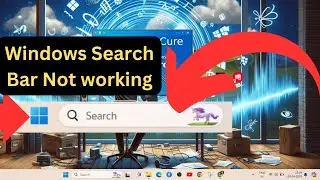 Windows Search Bar not working- How to fix? | Fix Windows 10 or 11 search bar not responding