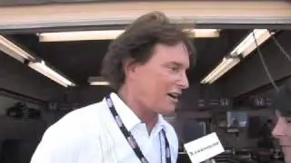 Holly with Bruce Jenner at Indy 2.mov