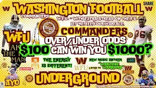 Analyzing the Washington Commanders' over/under odds