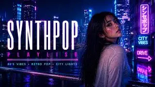 80s Synthpop Retro Music 🌃 Night Drive Playlist | Neon City Vibes