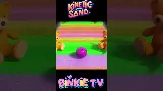 🎲 Shape Adventure! Learn Shapes with Bowling Ball and Kinetic Sand 🌟 #kineticsandplay #kineticsand