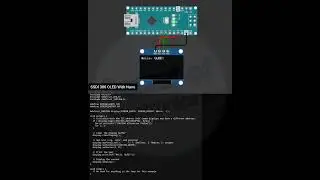 Right Way To Interface SSD1306 OLED Display With Arduino Nano