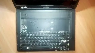 Как снять клавиатуру на ноутбуке Samsung R503 (NP-R503H)