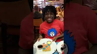 Carnival Sunshine Cruise Cat in the Hat Breakfast Thing 1 and Thing 2 | Day 5