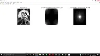 Filtering in Frequency Domain : Ideal and Gaussian in Matlab
