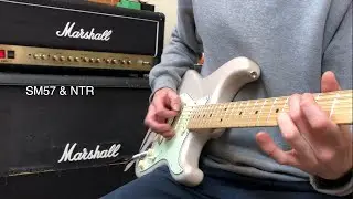 Guitar Mic Techniques - Rode NTR & SM57 Pair vs Alone