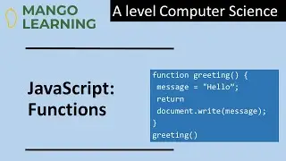 Functions in JavaScript