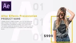 Modern Product Presentation In Adobe After Effects CC - After Effects New Tutorial