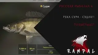 Русская Рыбалка 4! р.Сура - Судак! Розыгрыш!!
