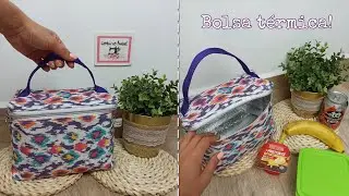 Bolsa térmica para alimentos 🍱| Bolsa de almuerzo🧵