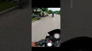 Police 🚨 Vs Biker || Almost Police Caught Us #police #dominar400 #ktmrc200