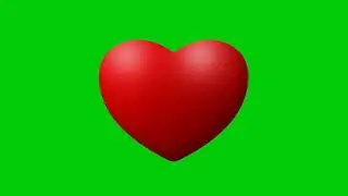 Heart beat HD no copyright green screen effect for editing