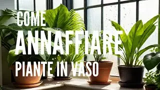 Come annaffiare le piante in vaso