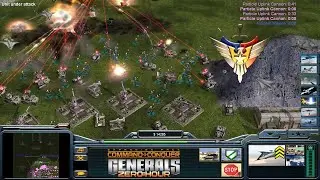 C&C Generals - Zero Hour: 1 vs. 7 - Air Force vs. 7 Hard Tank