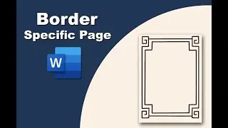 How to Add Page Border in MS WORD | Page Border | Custom Page Border | Beautiful & Attractive Border