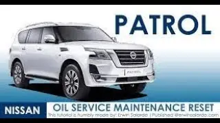 NISSAN PETROL ENGINE OIL RESET
