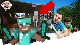 СОВЕТЫ ПО ВЫЖИВАНИЮ В MINECRAFT! ПАПА РОБ И ЯРИК В ШКОЛЕ МАЙНКРАФТ! Сборник. 13+