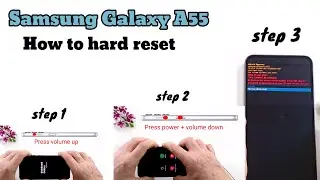Samsung Galaxy A55 How to hard reset
