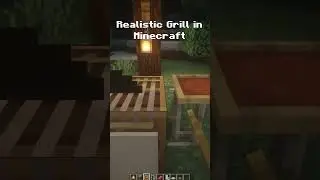 Realistic Grill in Minecraft 🤯 #shorts