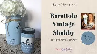 Barattolo Shabby Vintage Handmade con 3 prodotti!