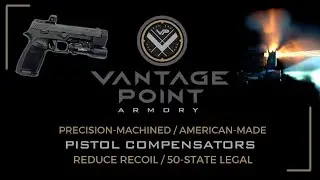 Best 50-State Legal Pistol Compensator for Recoil Control | Vantage Point Armory SHOT Show 2025
